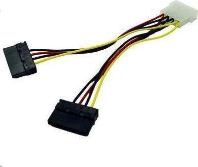Digitus ASSMANN SATA maitinimo Y laidas, IDE (moleksas) -2x SATA, AK-430400-002-S