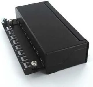 DIGITUS Patchpanel 1HE 8-Port Cat6 geschirmt juodas