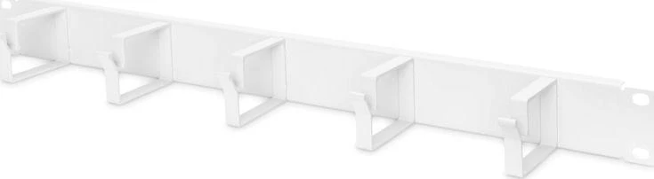 Assmann Electronic DIGITUS kabelių valdymo skydelis 19 colių 1U 5x žiedai 40x60mm pilkas RAL7035