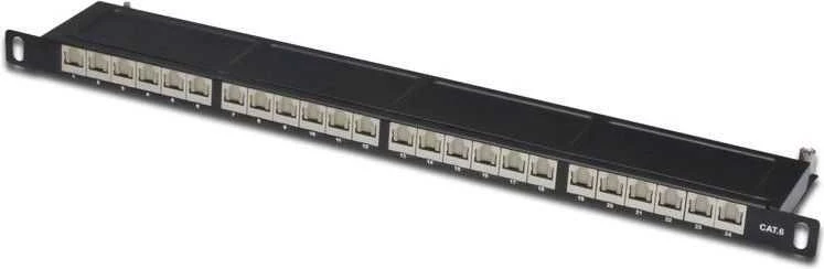 Digitus DN-91624S-SL-SH komutacinė panelė 0.5U