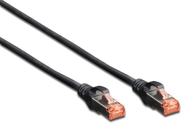 Digitus Patchcord CAT6, S-FTP, 2m, juoda, 10 vnt (DK-1644-020-BL-10)