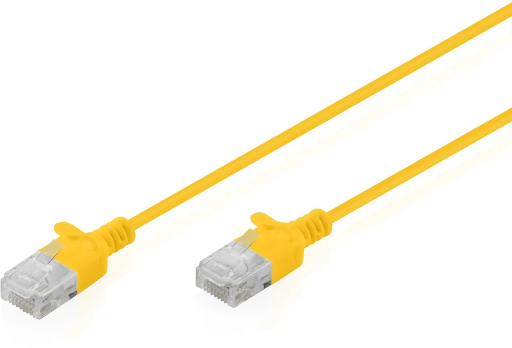 Digitus Patchcord Slim Cat.6 U/UTP LSZH 1m geltona (DK-1618-010S-Y)