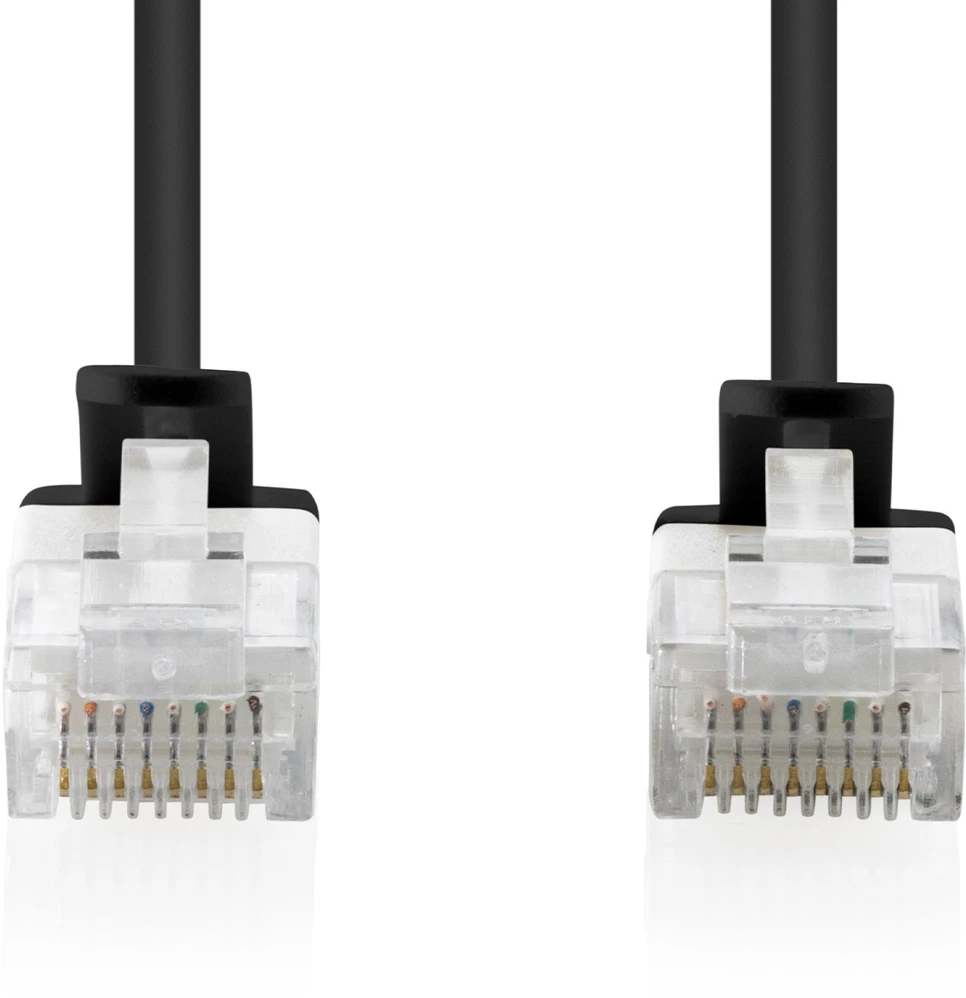 Digitus Patchcord Slim Cat.6 U/UTP LSZH 2m juoda 10 vnt. (DK-1618-020S-BL-10)