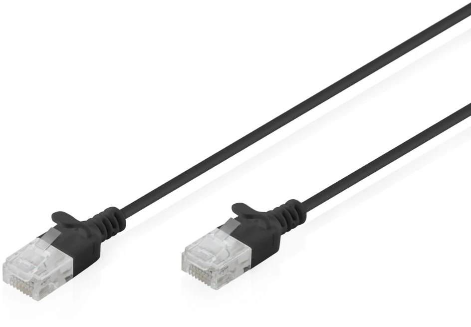 Digitus Patchcord Slim Cat.6 U/UTP LSZH 5m juoda (DK-1618-050S-BL)