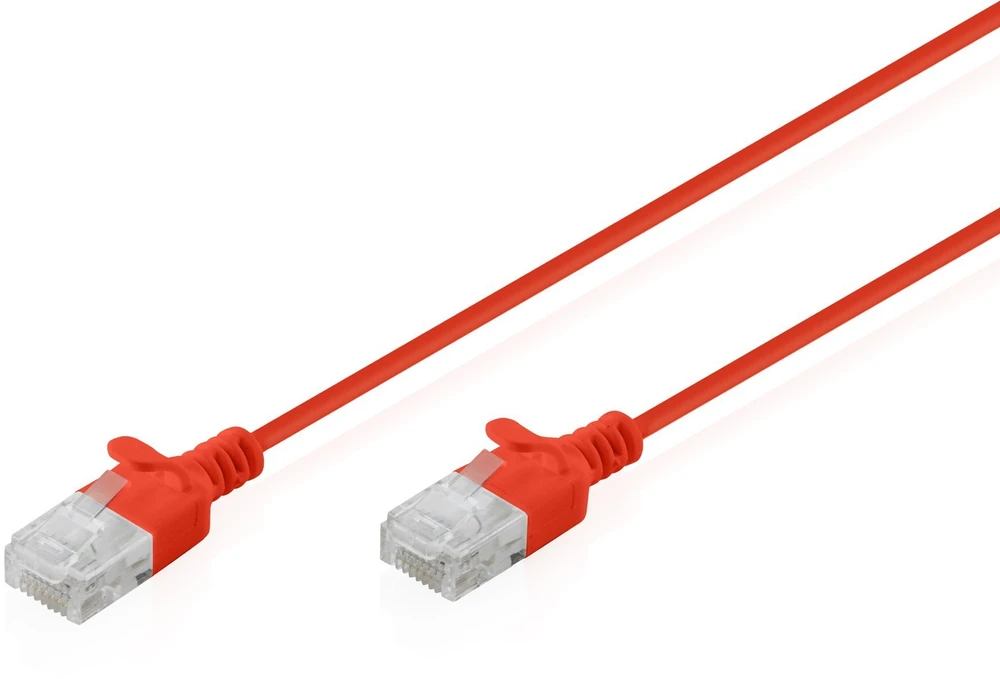 Digitus Patchcord Slim Cat.6 U/UTP LSZH 2m raudona (DK-1618-020S-R)