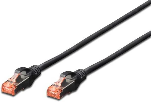 Digitus Patchcord CAT6, S-FTP, 3m, juoda, 10 vnt (DK-1644-030-BL-10)