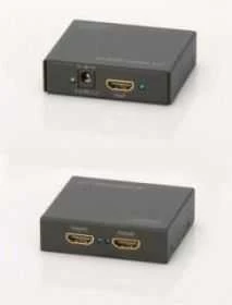 Šakotuvas Assmann Electronic Digitus DIGISTUS 4K HDMI Splitter 1x2 unterstuetzt 4K2K 3D Video Format Farbe juodas