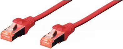 DIGITUS SFTP LAN kabelis, patch 6 cat, 0,5m, raudonas, 2xRJ45, DK-1644-005/R
