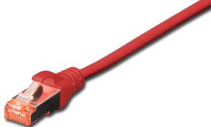 Digitus Patchcord CAT6, S-FTP, 3m, raudona, 10 vnt (DK-1644-030-R-10)