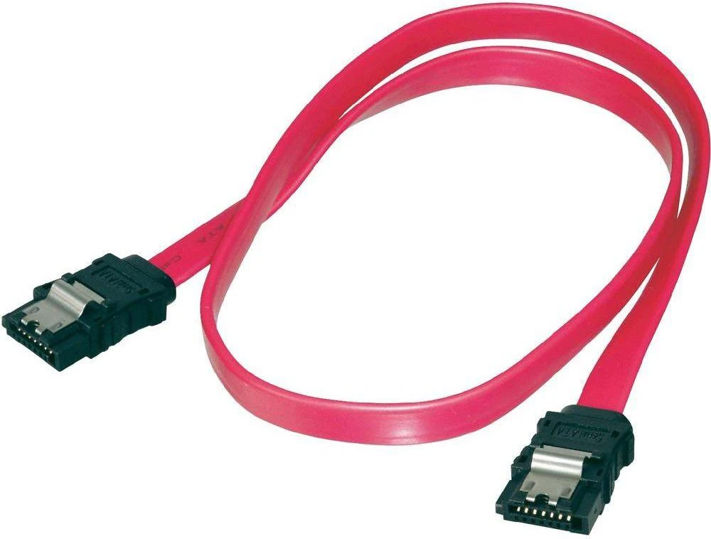 Assmann Electronic DIGITUS SATA jungties kabelis L-tipas su fiksatoriumi F/F 0,5 m tiesus SATA II/III re