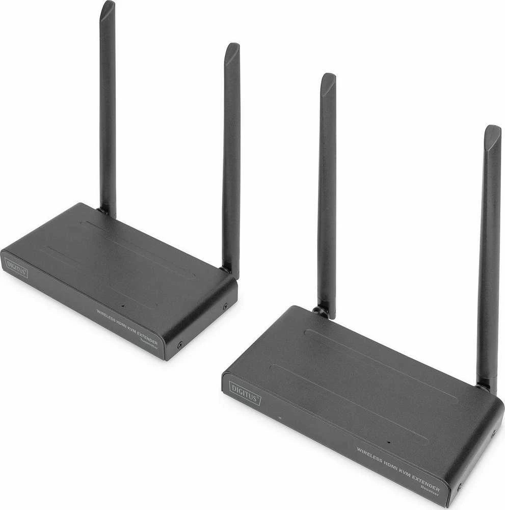 Assmann Electronic DIGITUS Wireless HDMI KVM plėstuvo rinkinys 200 m Full HD