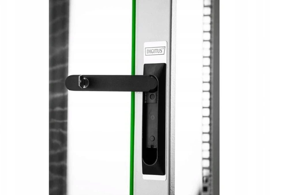 Hyperice Digitus spinta Hyper Pro laisvai pastatoma tinklinė spintelė 19" 22U stelažas 600x800, priekinių durelių stiklas, pilkas, 1000kg
