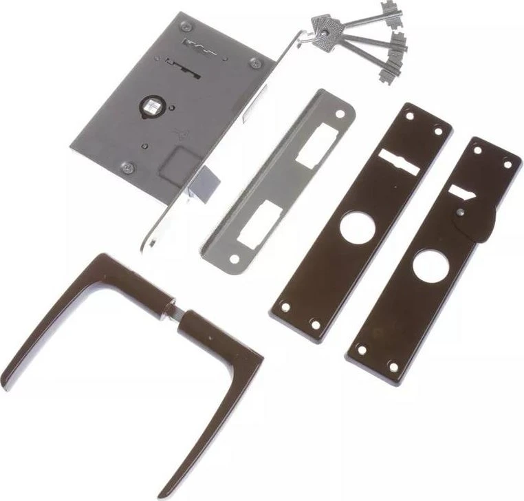 Įleidžiamoji spyna Kurzemes ZV9A-1 469Z-35804/22-DB, ruda
