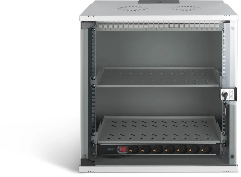 Spinta Digitus DIGITUS Netzwerk-Set 483 mm (19'') - 12HE, 540x400 mm (BxT)we