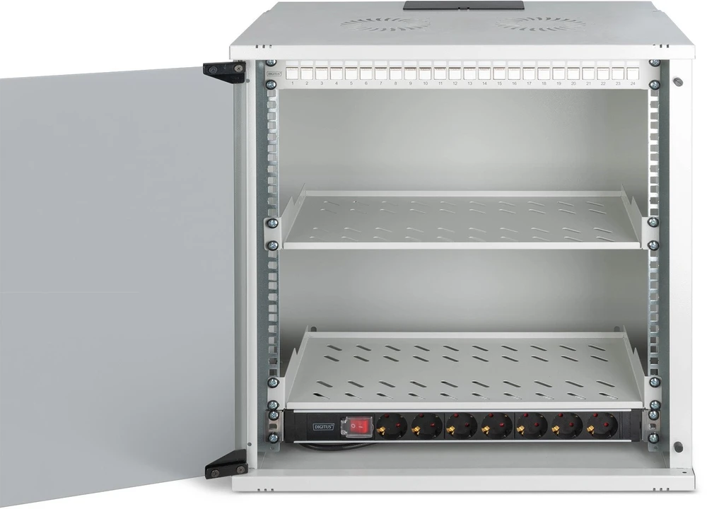 Spinta Digitus DIGITUS Netzwerk-Set 483 mm (19'') - 12HE, 540x400 mm (BxT)we
