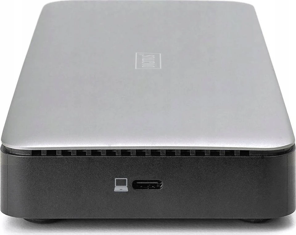 ASA Digitus DA-70918 knyginių kompiuterių dokas / jungčių replikatorius Vielinis USB 3.2 Gen 2 (3.1 Gen 2) Type-C Juoda, Pilka