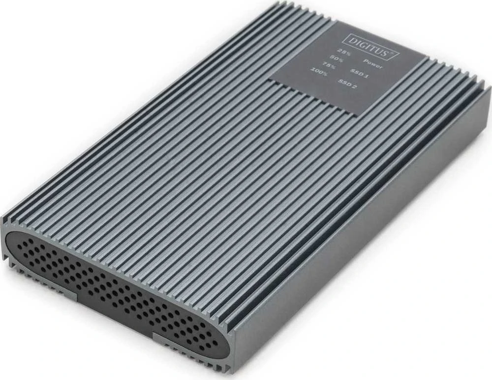 Assmann Electronic DIGITUS USB M.2 NVMe Clonestation SSD NVMe 20Gbits USB 3.2 Gen2 aliuminio be įrankių