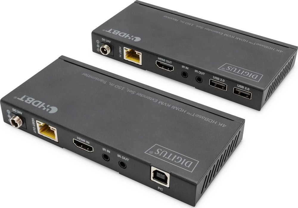 Digitus | 4K HDBaseT HDMI KVM Extender Set, 150 m | DS-55526