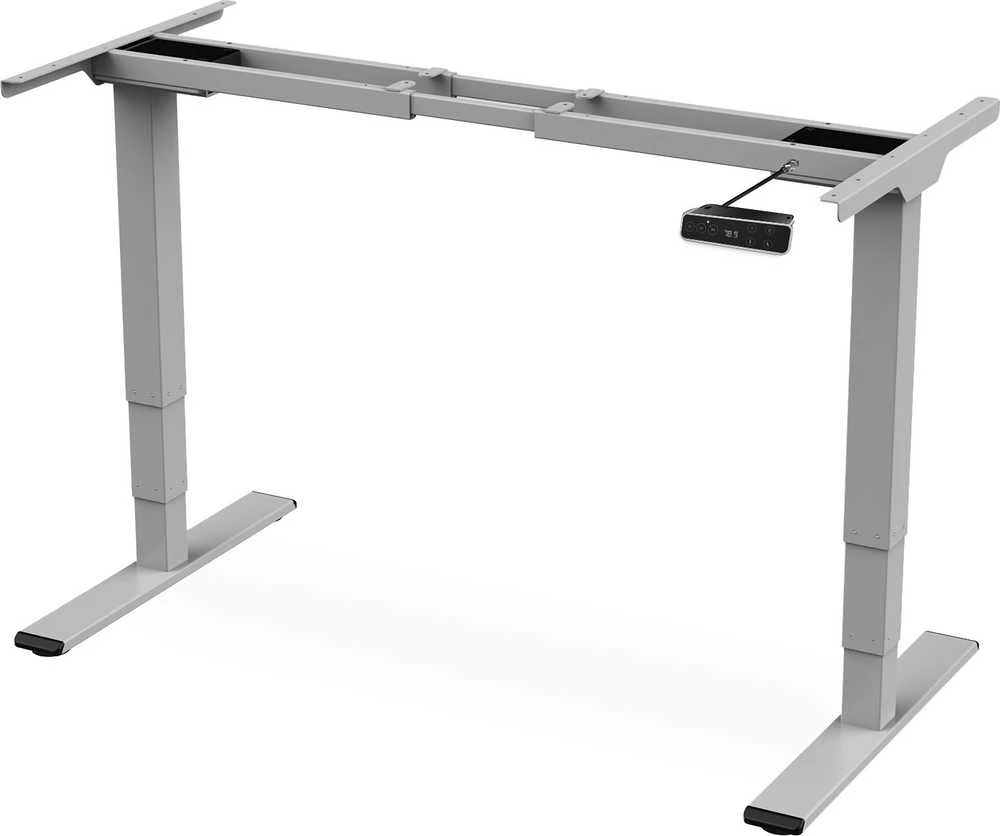 „Digitus“ grindų stovas | DA-90435 elektrinis stalo rėmas | Aukščio reguliavimas | Maksimalus svoris (keliamoji galia) 100 kg | Pilkas