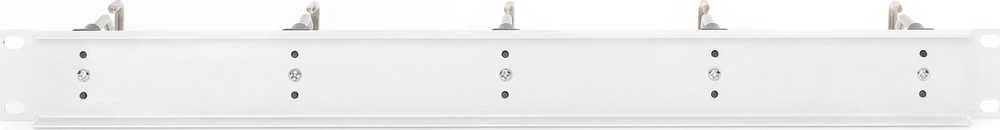 Assmann Electronic DIGITUS DN-97666 1U kabelių valdymo skydelis 5xplieniniai žiedai 40x75mm pilkas RAL 7035