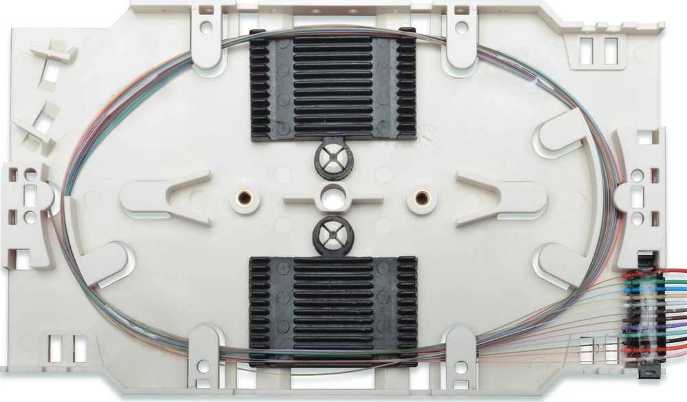 Digitus ZUB Digitus LWL splice cassette 12 Pigtails LC OM4