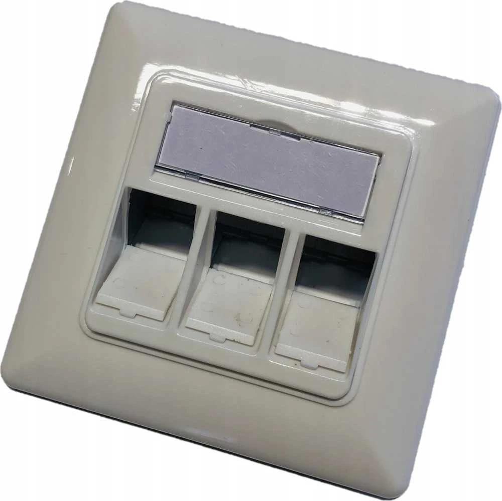 „Digitus ZUB“ tuščias lizdas „Keystone“ moduliams, baltas