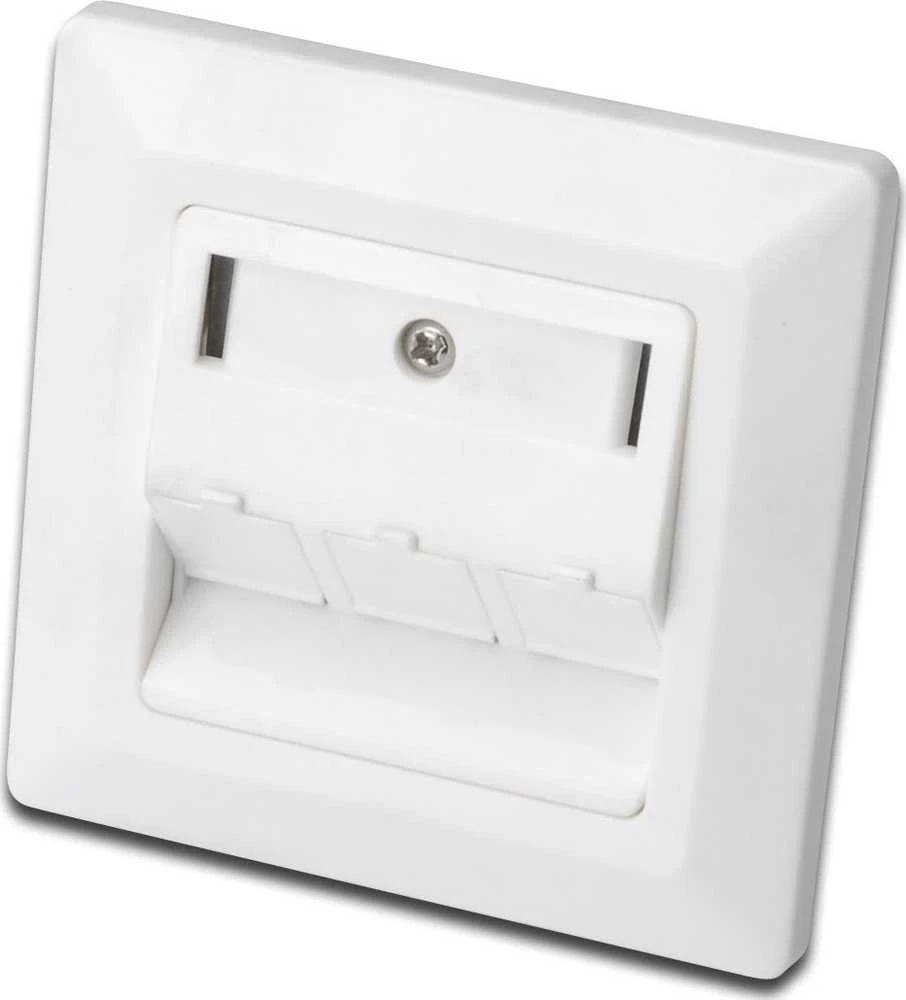 „Digitus ZUB“ tuščias lizdas „Keystone“ moduliams, baltas