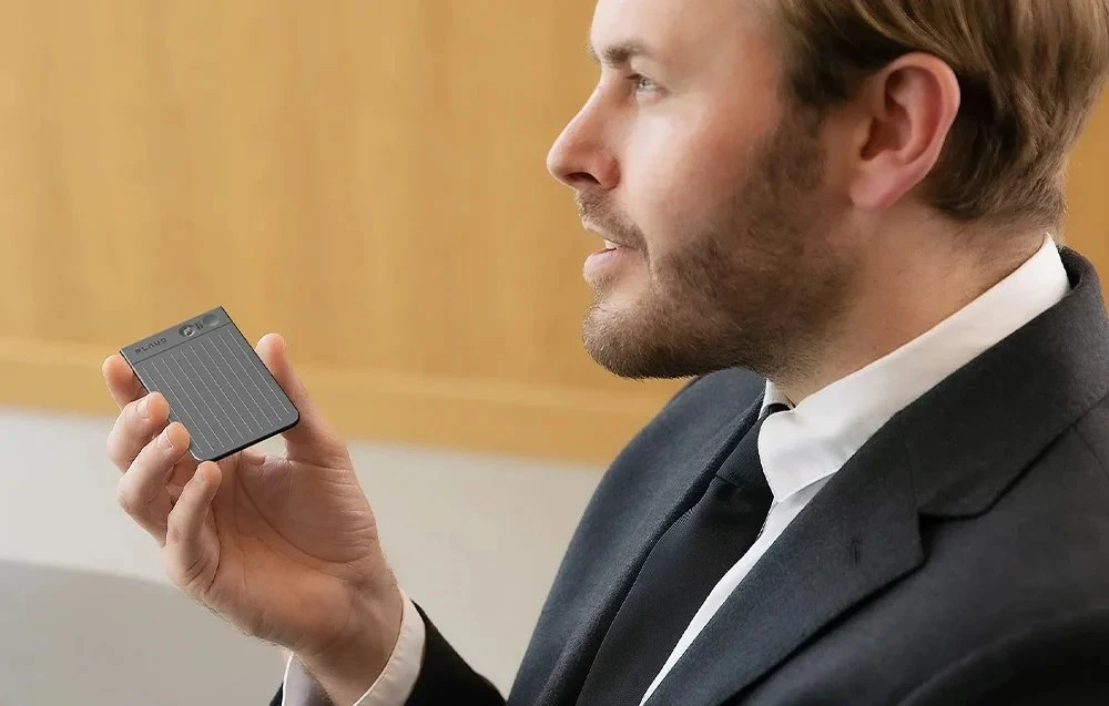 AI Diktofonas PLAUD Note, juodos/pilkos spalvos