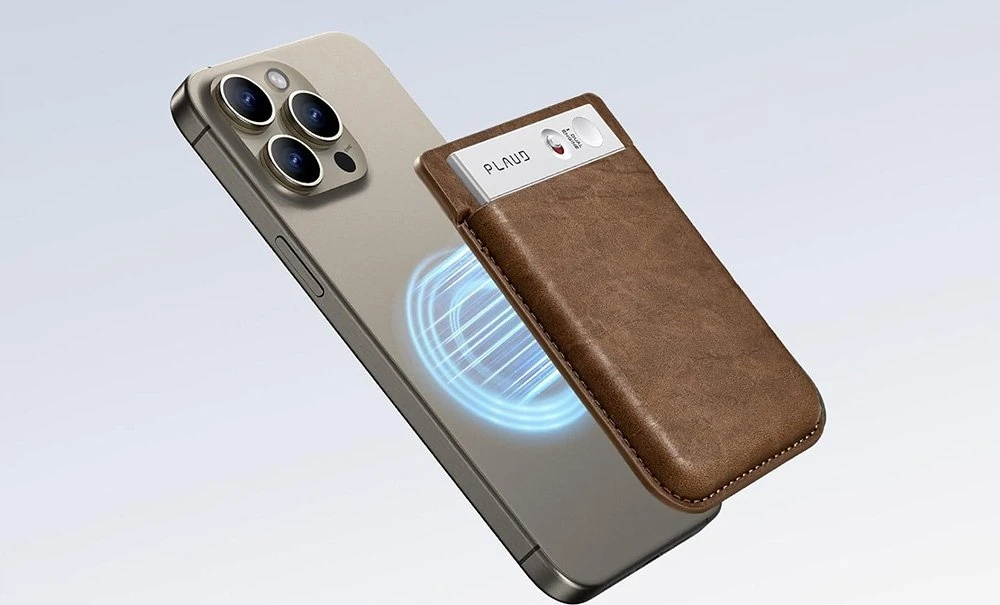 Diktofonas PLAUD Note Case Brown – užrašų dėklas, rudas