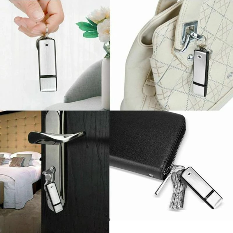 Dyktafon Diktofonas Šnipinėjimo balso įrašymo įrenginys, mini pasiklausymo, USB atmintinė, 8 GB, 16 valandų atmintis - E285