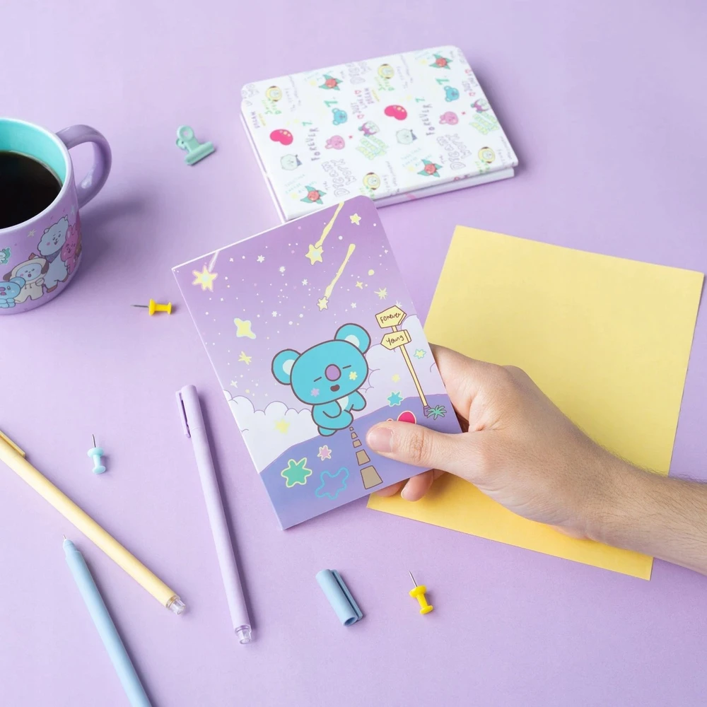 Dimastech BT21 - Set of A6 KOYA notebooks (3 pieces)