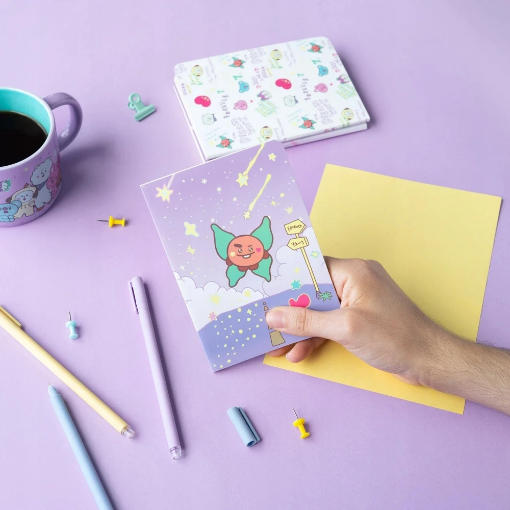 Dimastech BT21 - A6 formato SHOOKY užrašų knygelių rinkinys (3 vnt.)