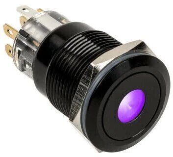 DimasTech Vandalism Button 22mm, Blackline Dot – RGB