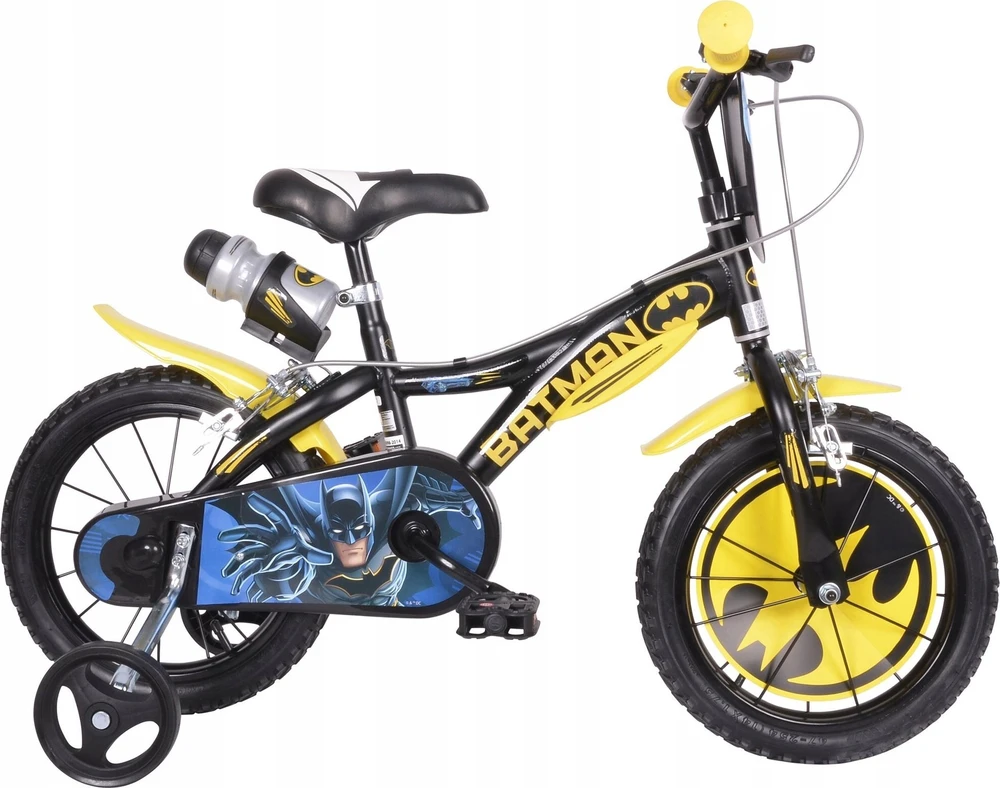 Dino_Bikes Vaikiškas dviratis Dino Bikes 614-BT, geltonas/pilkas