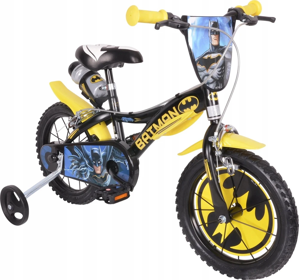 Dino_Bikes Vaikiškas dviratis Dino Bikes 614-BT, geltonas/pilkas