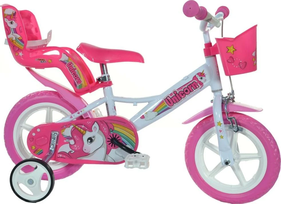 Dino bikes Dino Bikes Rower dziecięcy Unicorn, rožinė, 12''