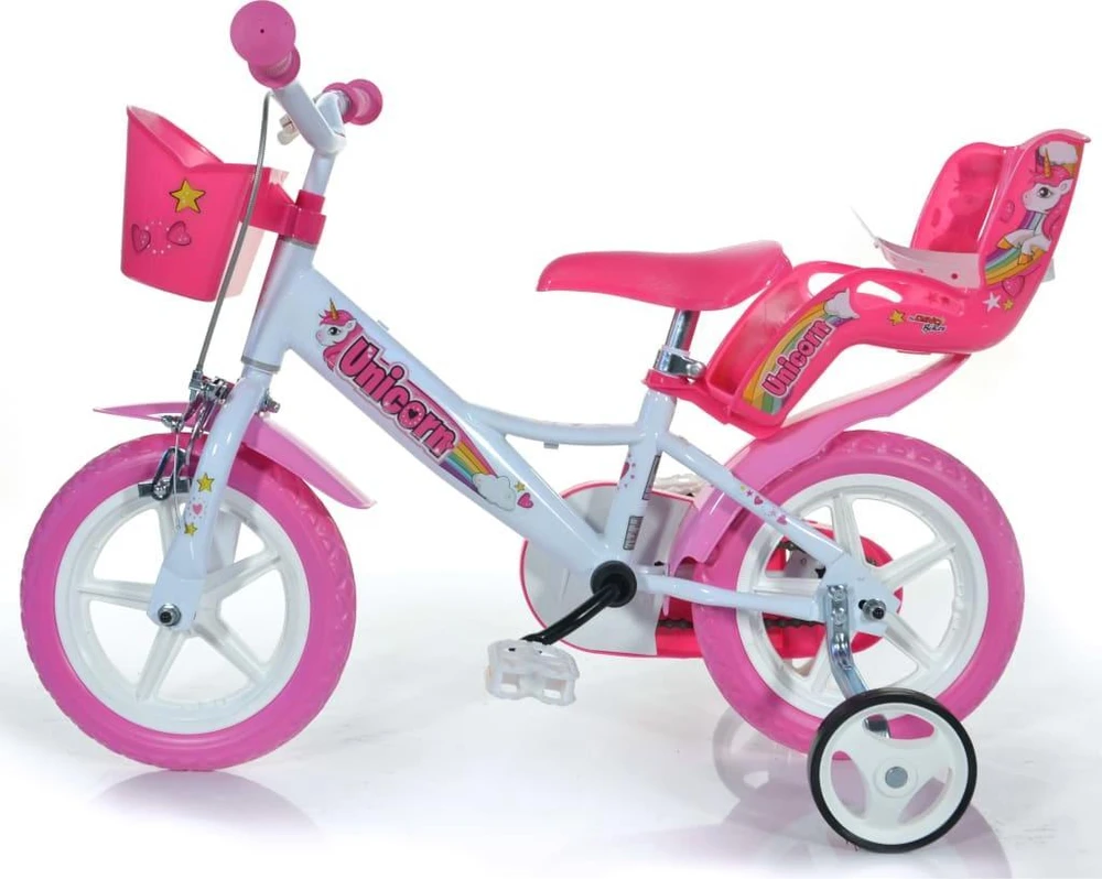 Dino bikes Dino Bikes Rower dziecięcy Unicorn, rožinė, 12''
