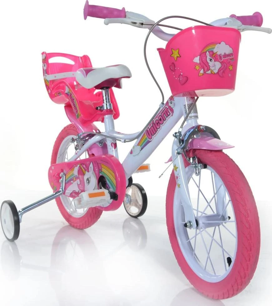 Dino_Bikes Dino | Rožinė | Girl's bike | Unicorn