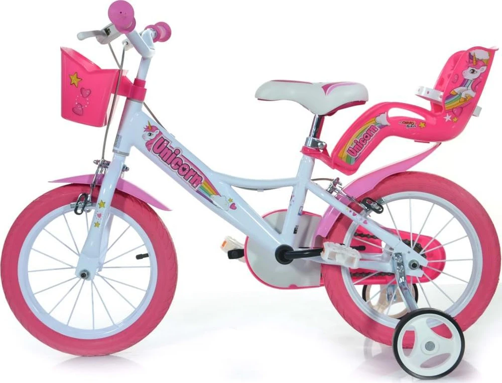 Dino_Bikes Dino | Rožinė | Girl's bike | Unicorn
