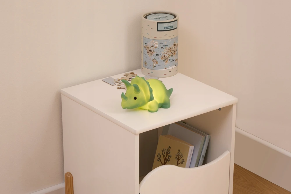 Dinozauro naktinė lempa DINO, 17 cm
