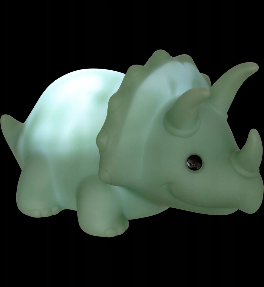 Dinozauro naktinė lempa DINO, 17 cm