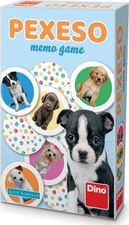 Dino stalo žaidimas Memo Dogs