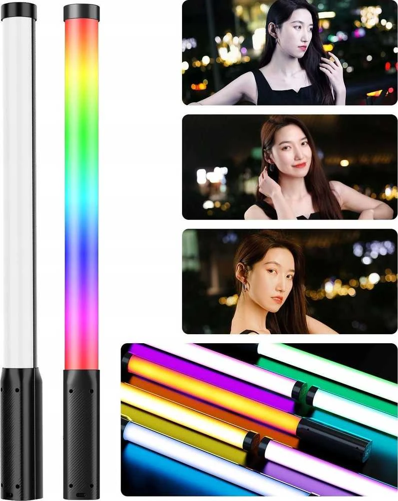 Ulanzi Diodinė vamzdinė lempa LED Šviesos kardas RGB 3300 mAh / Ulanzi Vl119 / L132