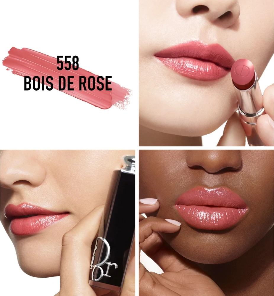 Dior Addict drėkinamieji blizgūs lūpų dažai, 558 Bois de Rose, 3,2 g