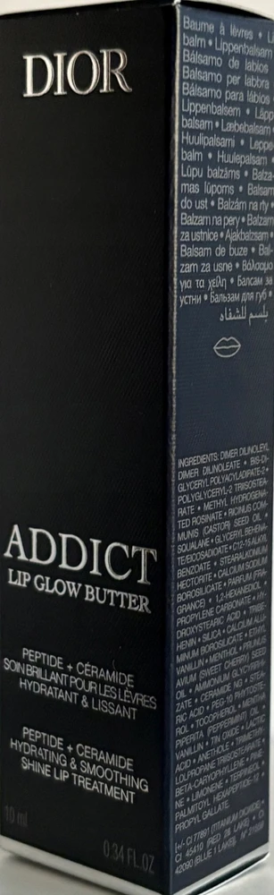 Dior Addict Lip Glow Butter lūpų blizgis, atspalvis: 101 Glazed Pink, 10 ml