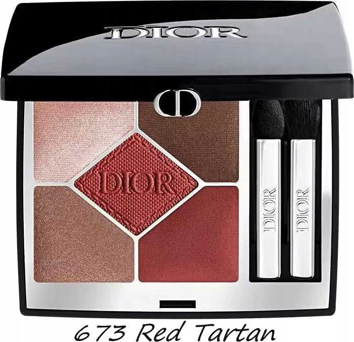 Christian Dior Diorshow Eyeshadow Palette 673 Raudona Tartan 5 Shades, 7 g