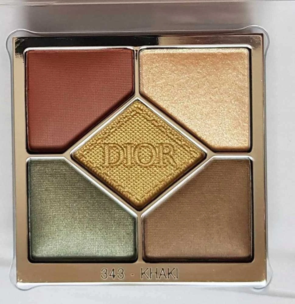 Christian Dior Diorshow akių šešėlių paletė 343 Khaki 5 atspalviai, 7 g