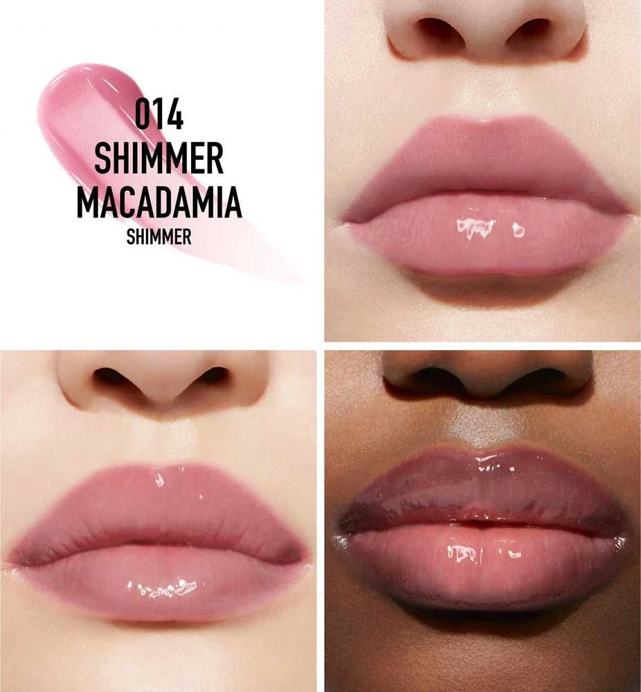 Dior Addict Lip Maximizer lūpas putlinantis blizgis, spalva: 014 Shimmer Macadamia, 6 ml