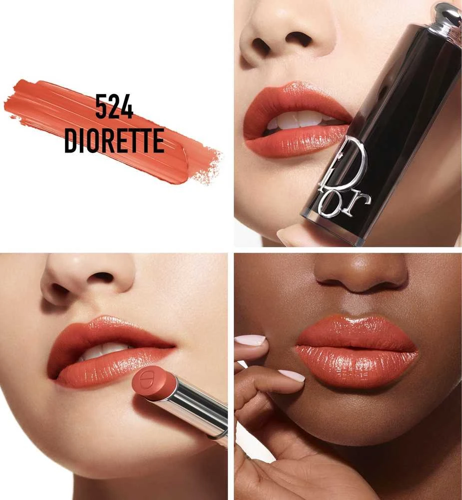 Dior Addict drėkinamieji blizgūs lūpų dažai, 524 Diorette, 3,2 g