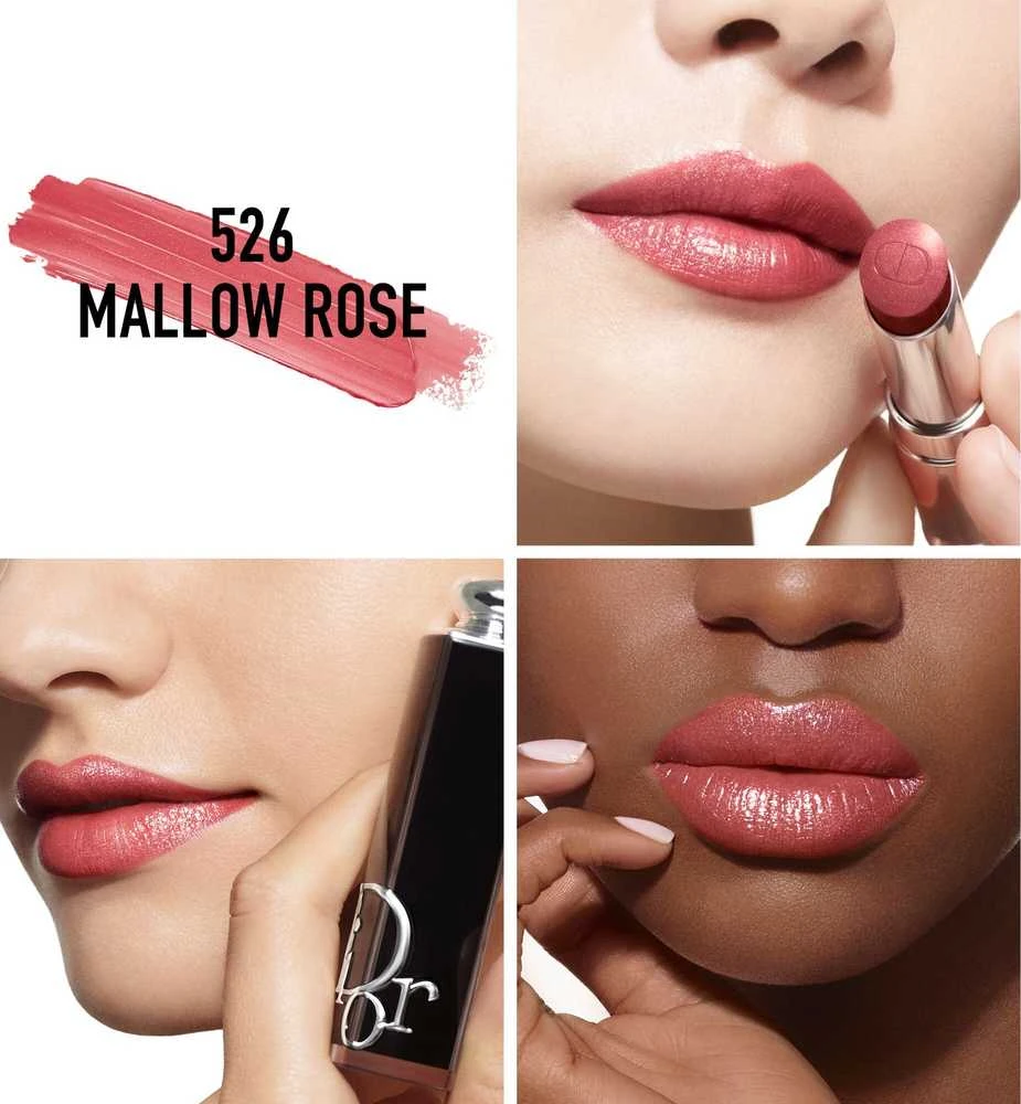 Dior Addict drėkinamieji blizgūs lūpų dažai, 526 Mallow Rose, 3,2 g